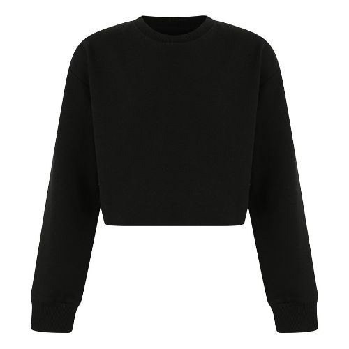 Sf Minni Kids Cropped Slounge Sweat Black